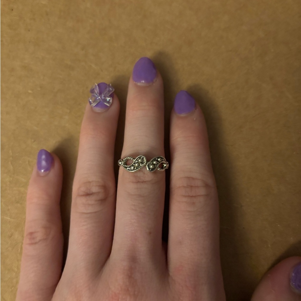 Elegant Silver Infinity Ring